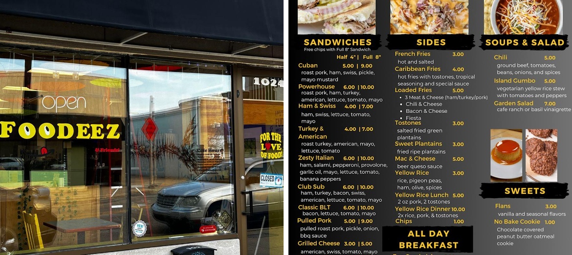 Foodeez Menu